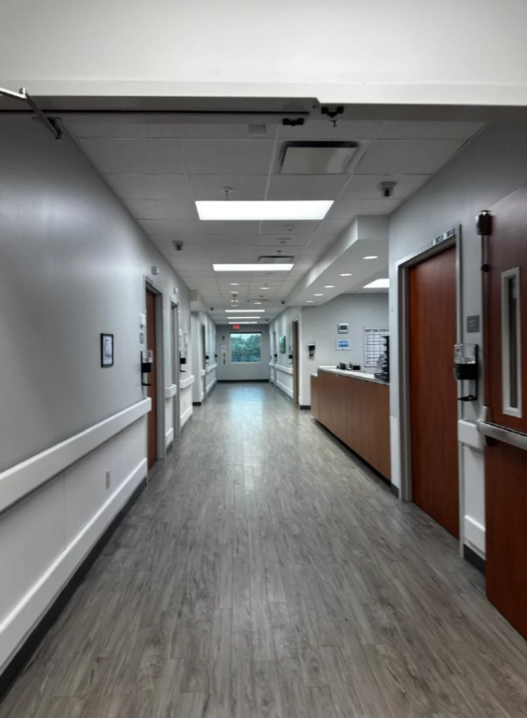 CleanWhite LED lighting installed at West Chase Hospital for patient wellness